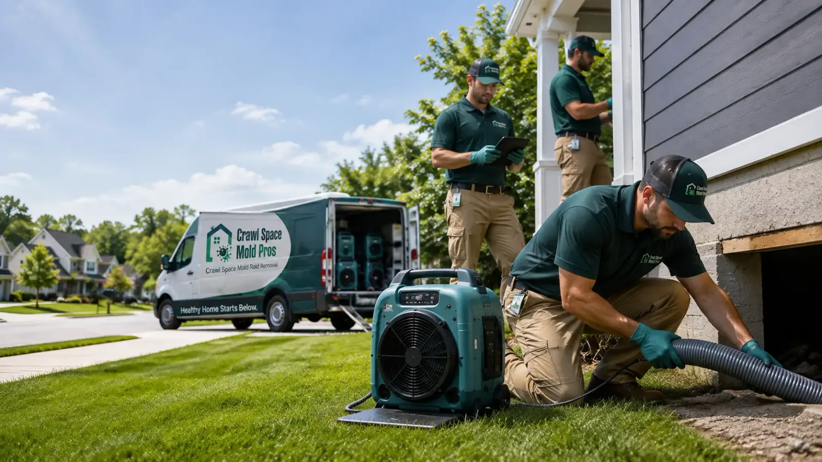 Crawl Space Mold Removal in Rosburg, WA
